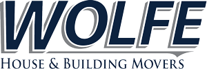 Wolfe House & Building Movers Logo