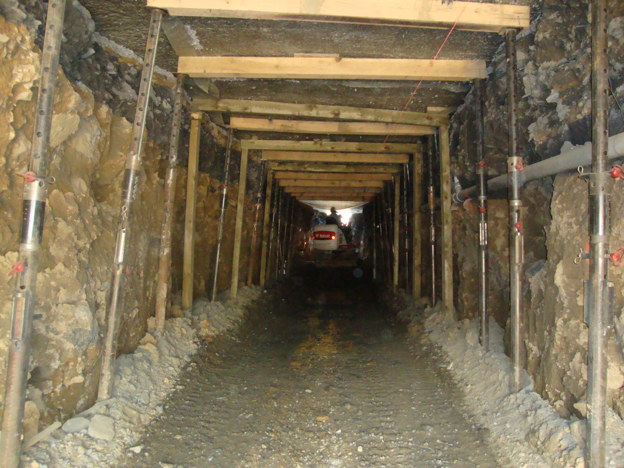 Veterinary Office Excavation in Easton, PA Tunnel