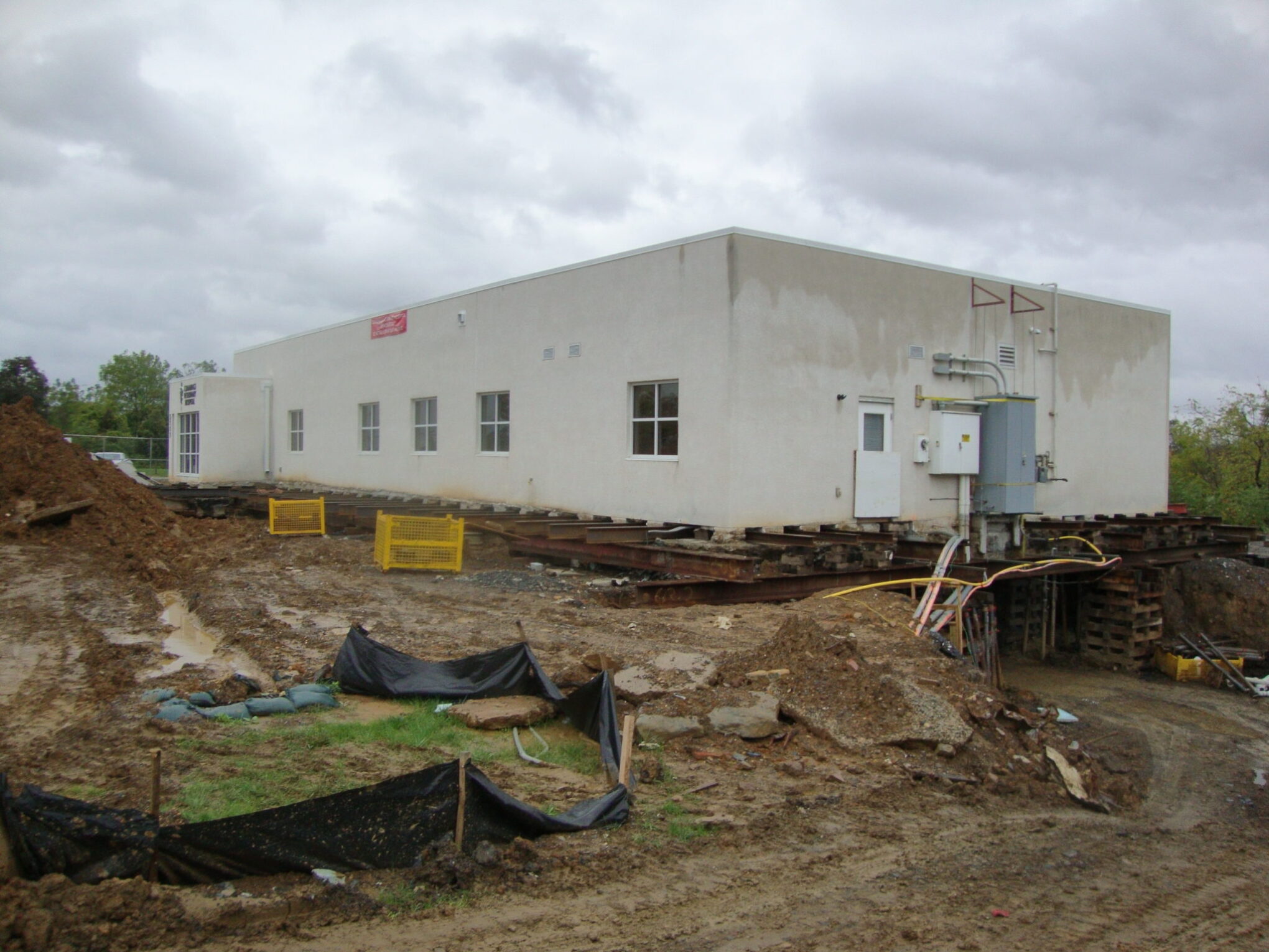 Veterinary Office Excavation in Easton, PA Far Front