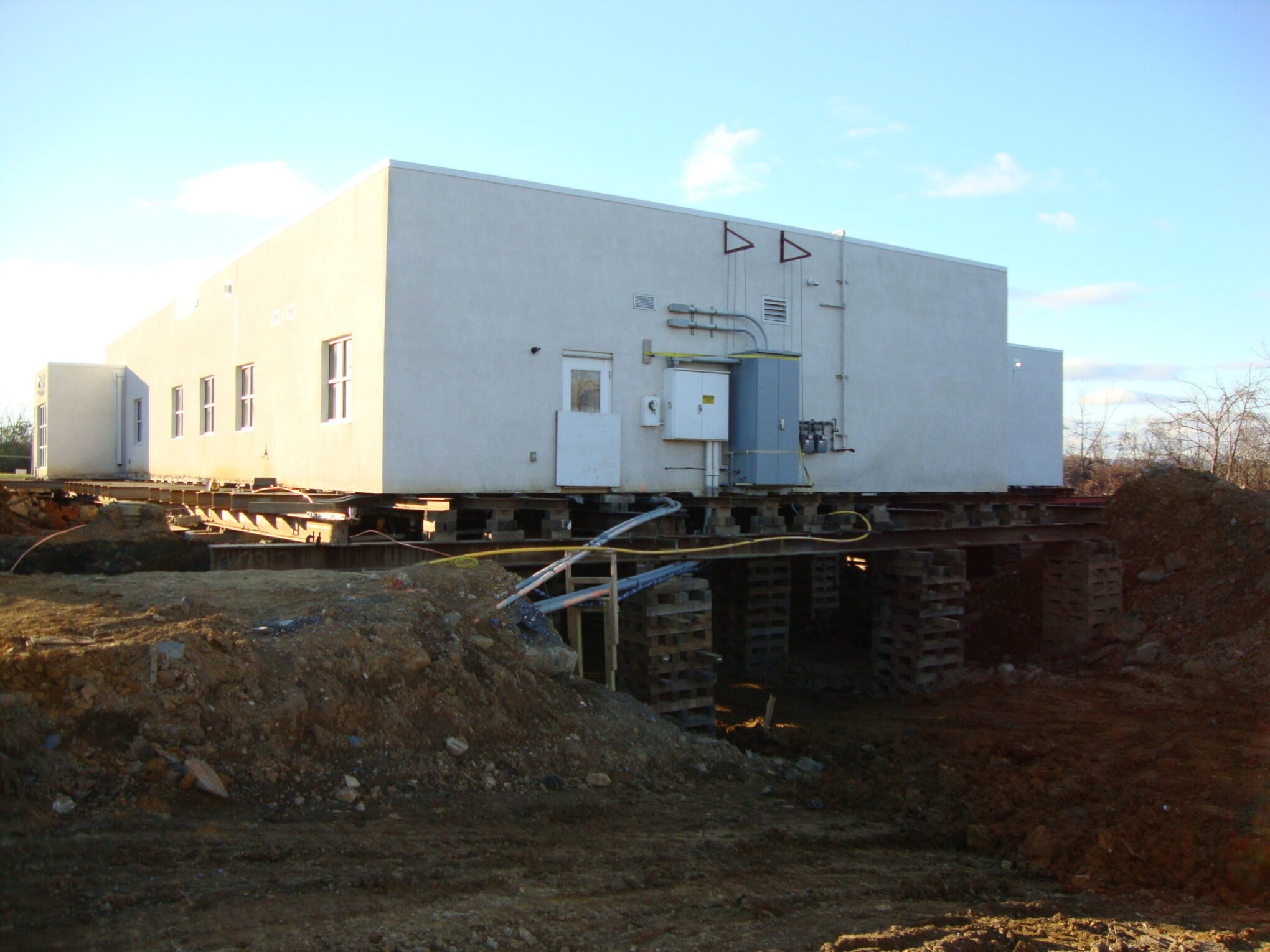 Veterinary Office Excavation in Easton, PA Lifted Front Angle