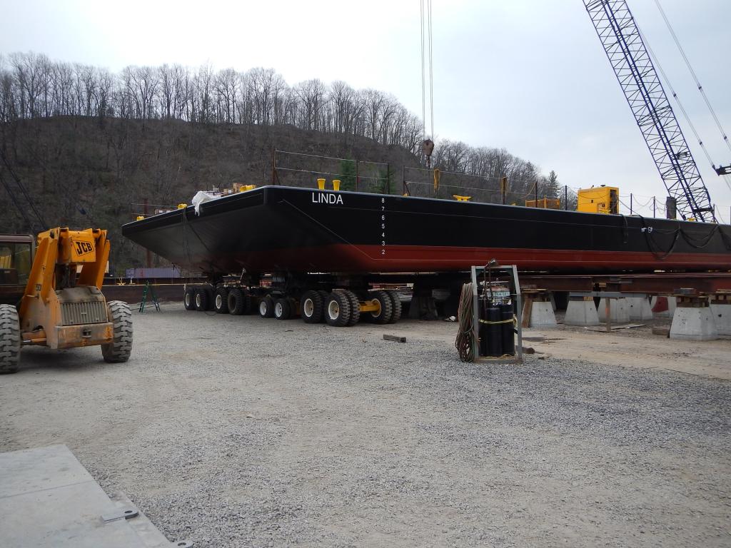 Lifted Barge