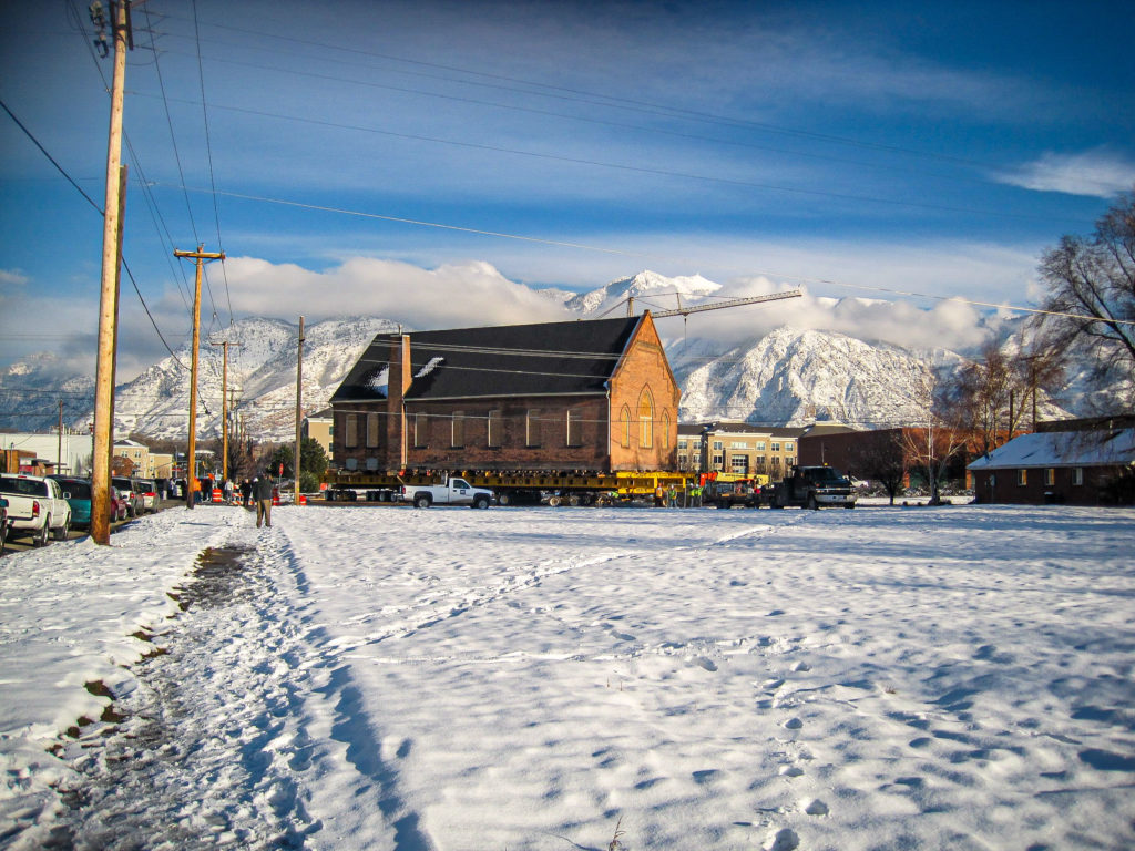 Brick Museum Move in Utah