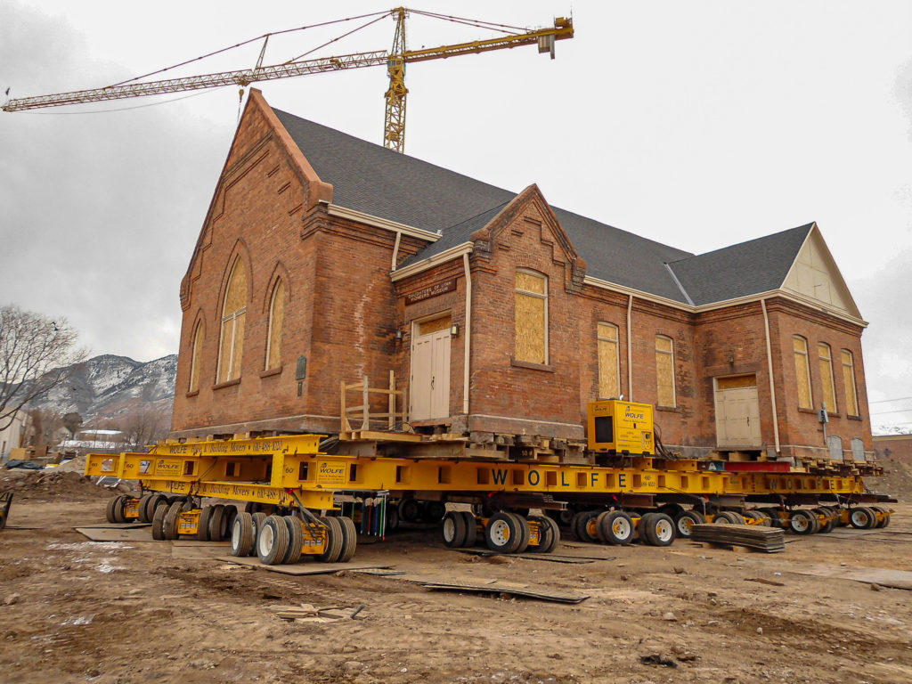 Brick Museum Move in Utah