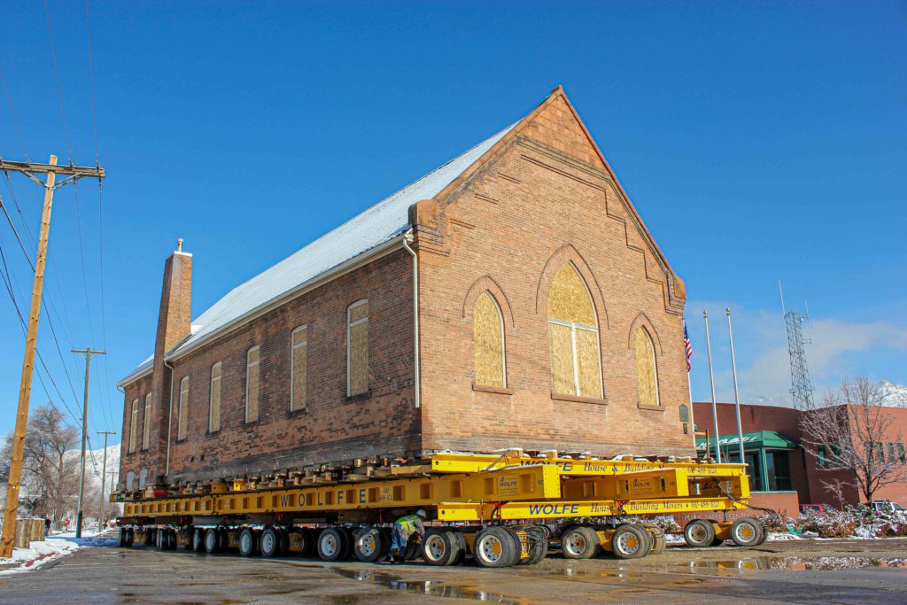 Brick Museum Move in Utah