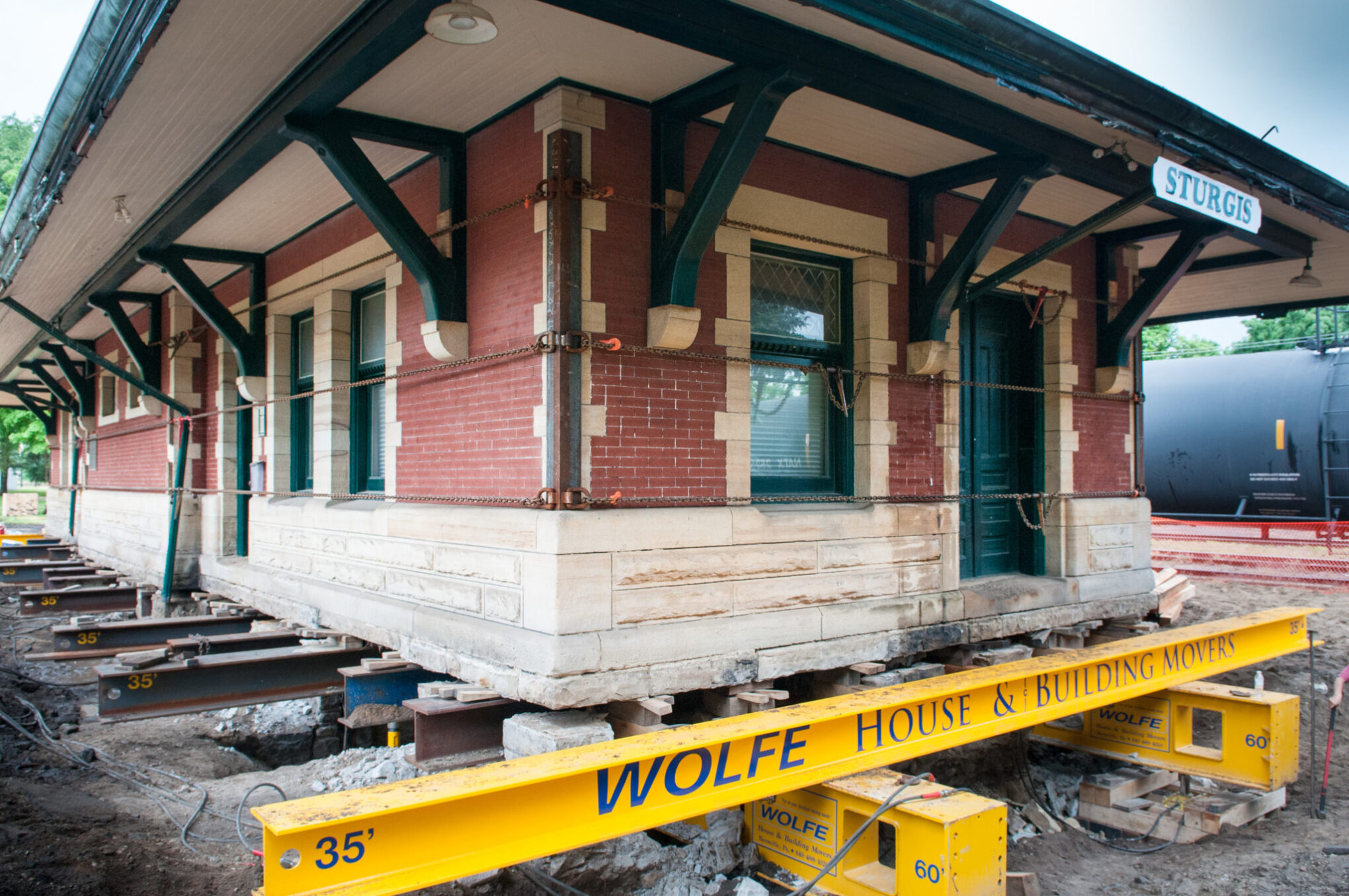 Sturgis, MI train depot move