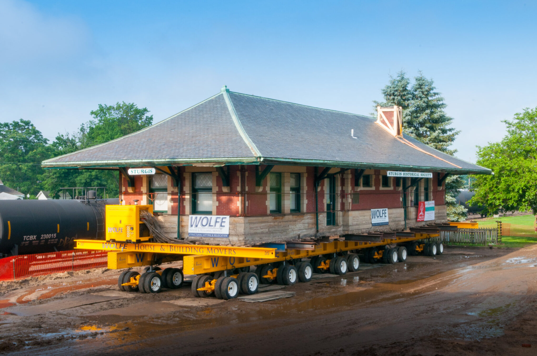 Sturgis, MI train depot move