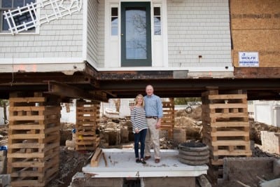 Flood elevation project in Connecticut