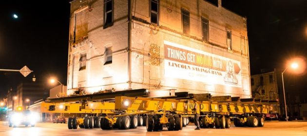 Triple-Brick Row House Move