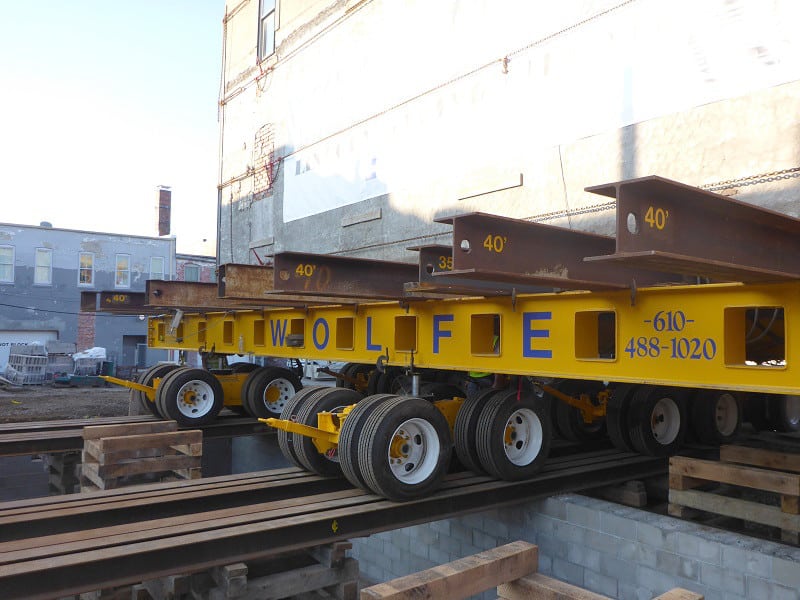 brick building relocation des moines, IA