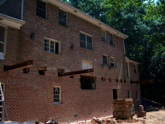 house after the lift