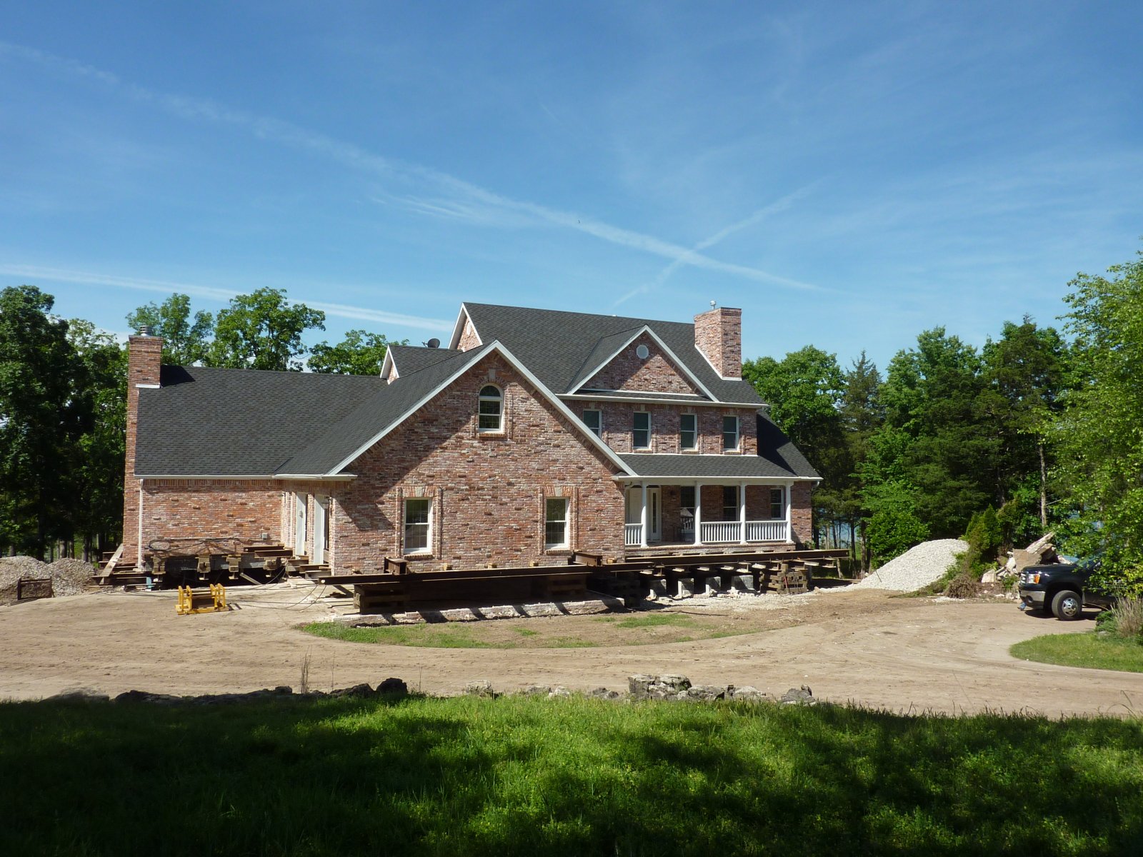 house lifting project in Golden, MO 