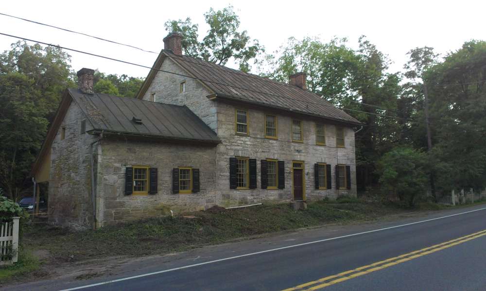 stone house in Carlisle PA right on the road