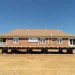 Brick House Moved With Slab Floor Lifted Far Side