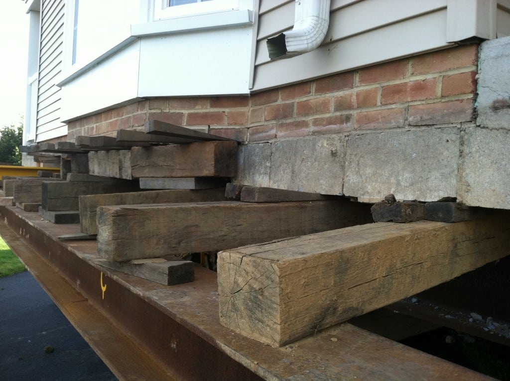 Brick House Moved With Slab Floor Wood Planks