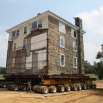 Stone House Move in Malvern, PA Lifted Move Rear Angle