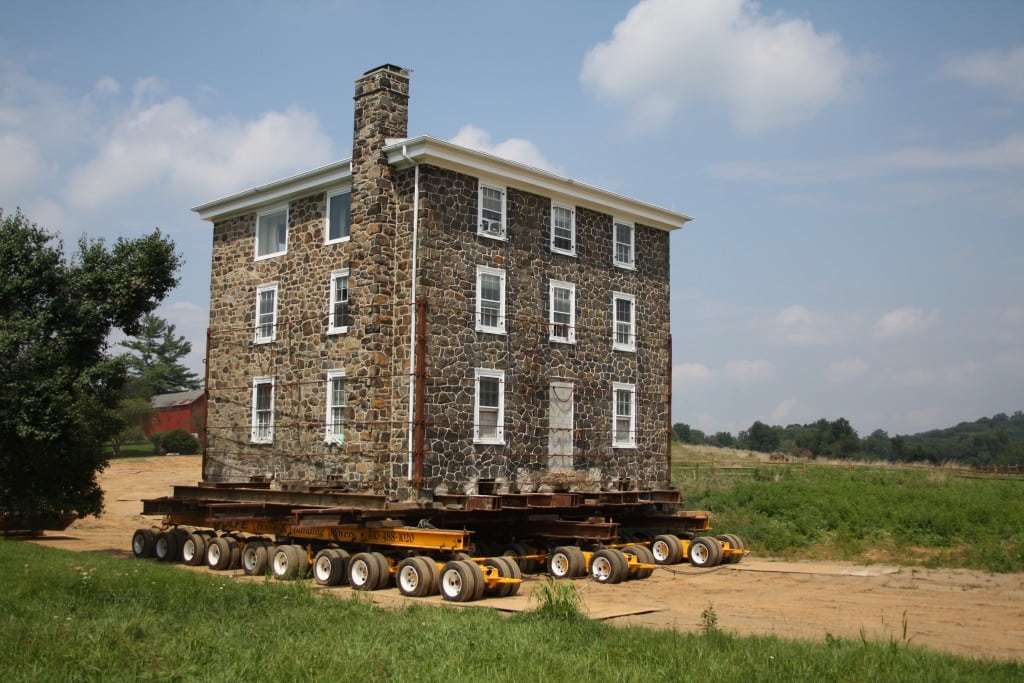 Stone House Move in Malvern, PA Far Angle