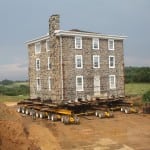 Stone House Move in Malvern, PA Lifted Move Front Far