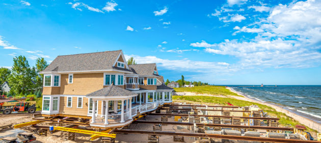 Lake Michigan House Relocation