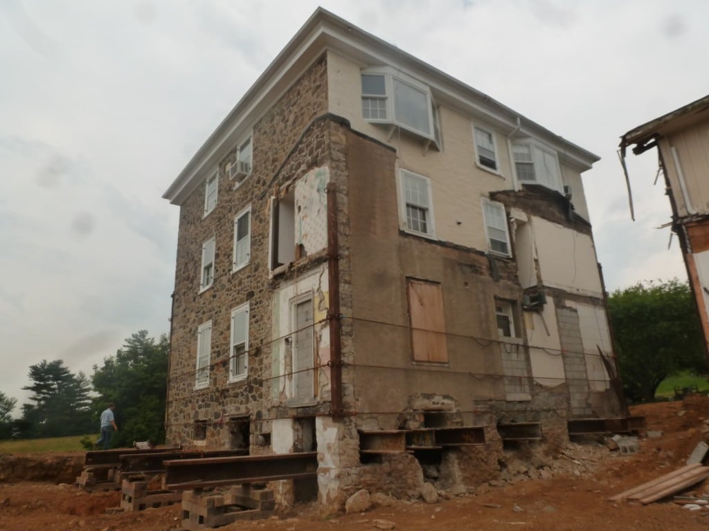 Stone House Move in Malvern, PA Low Angle