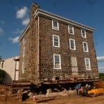 Stone House Move in Malvern, PA Lifted Angle