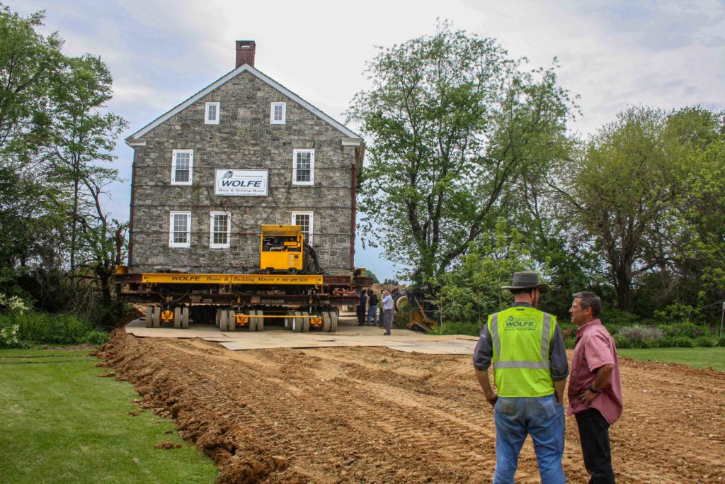 Historic Stone House Move in Landisville, PA