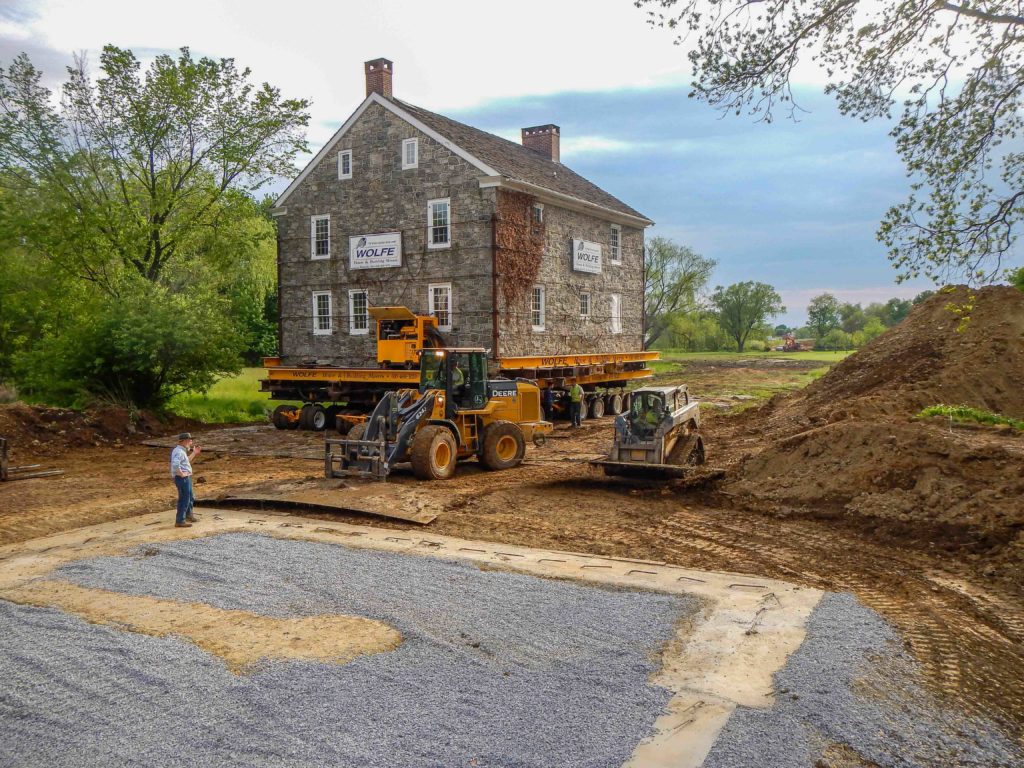 Historic Stone House Move in Landisville, PA