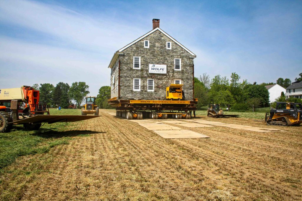 Historic Stone House Move in Landisville, PA