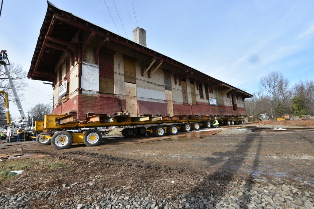 P&N Thrift Depot Relocation in Charlotte, NC Lifted Move Angle