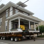 Block House Move in Point Pleasant, WV Front Angle