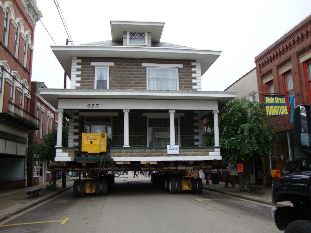 Block House Move in Point Pleasant, WV Front