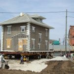 Block House Move in Point Pleasant, WV Rear