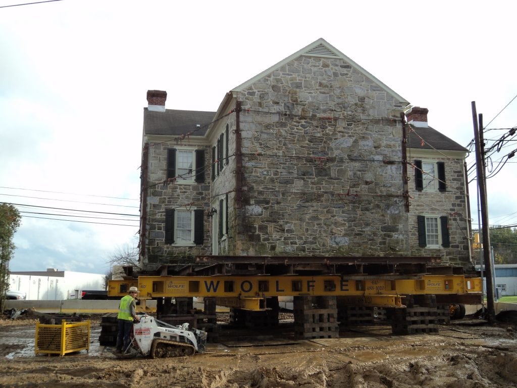 Stone Farmhouse in Easton, PA Lift Back