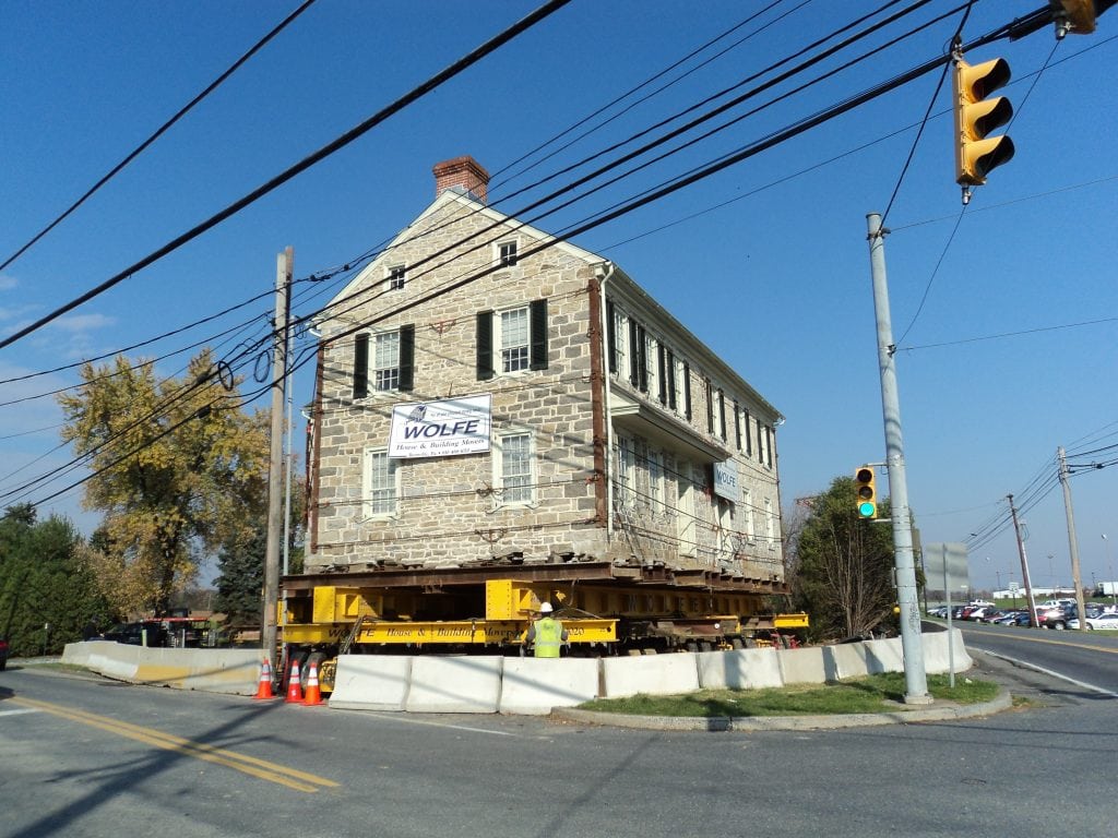 Stone Farmhouse in Easton, PA Lift Front Angle