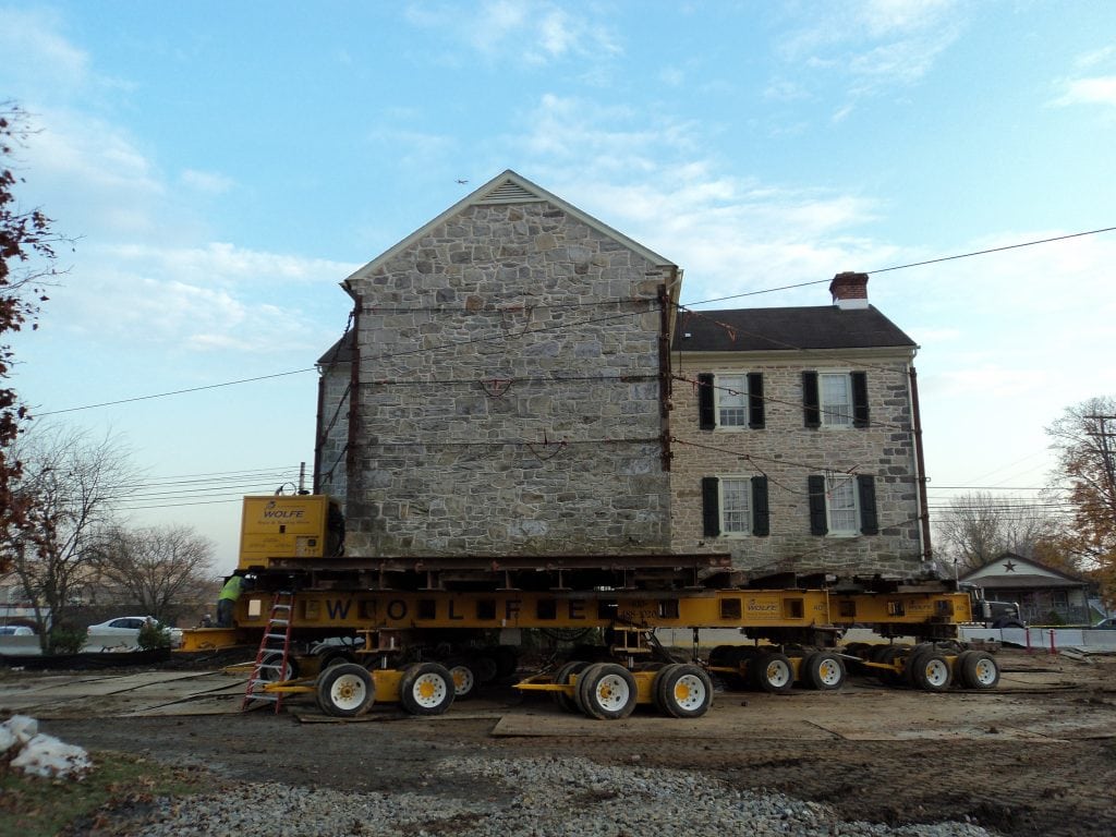 Stone Farmhouse in Easton, PA Lift Side