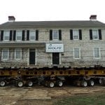 Stone Farmhouse in Easton, PA Front Lift