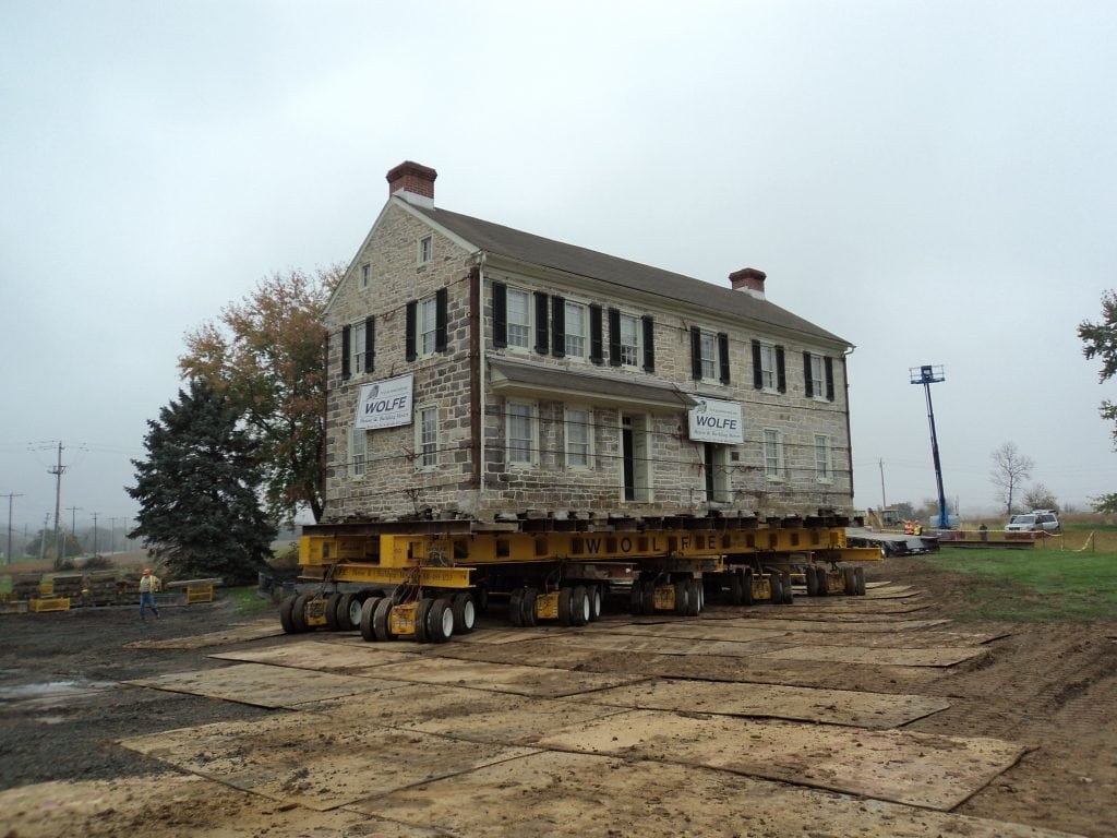Stone Farmhouse in Easton, PA Angle Relocation