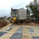 Stone Farmhouse in Easton, PA Behind Lift