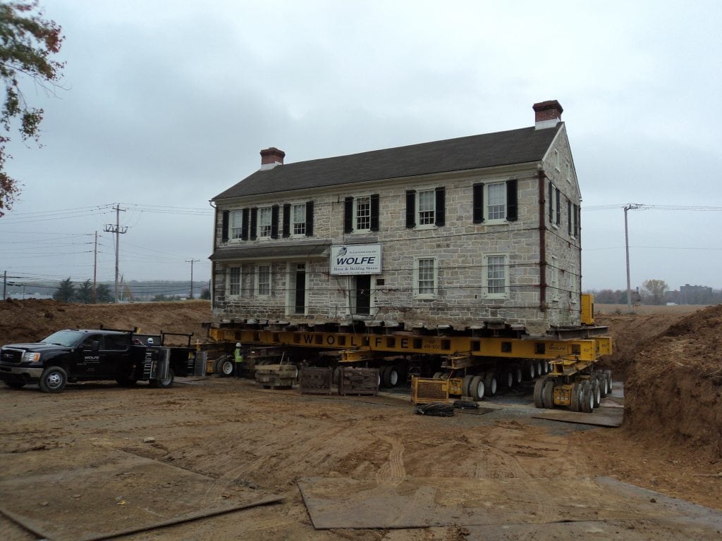 Stone Farmhouse in Easton, PA Front Angle Lift