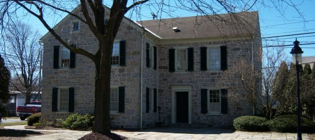 Stone house prior to construction.