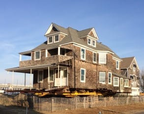 Shoring and Lifting a home in Mantoloking, NJ