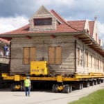 Old Milwaukee Depot in Bedford, IN Close Front