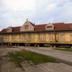 Old Milwaukee Depot in Bedford, IN Far Front