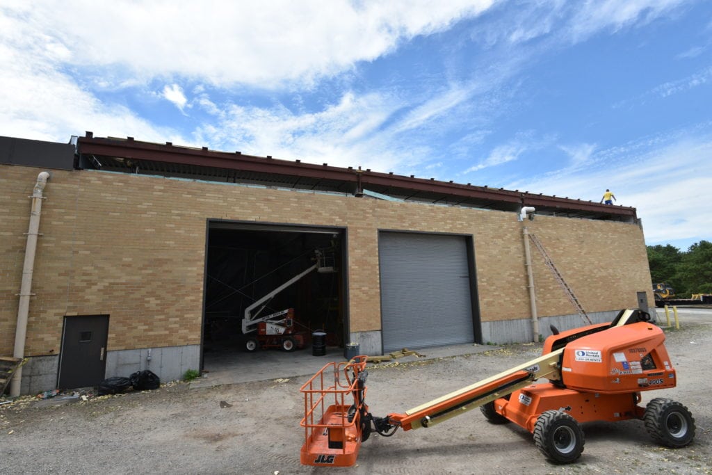 Roof Lift in Bohemia, NY Closeup