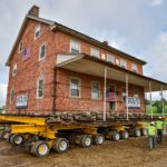 moving the historic Lieb House in Lititz, PA