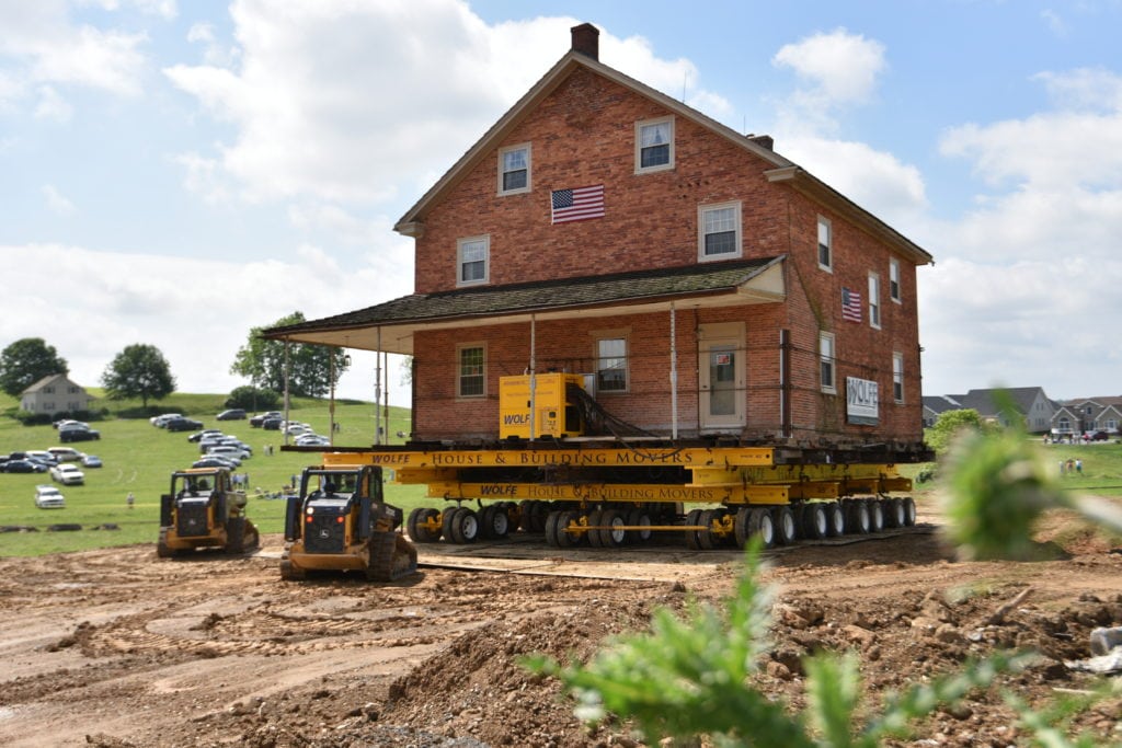 Moving the Historic Lieb House Lititz, PA
