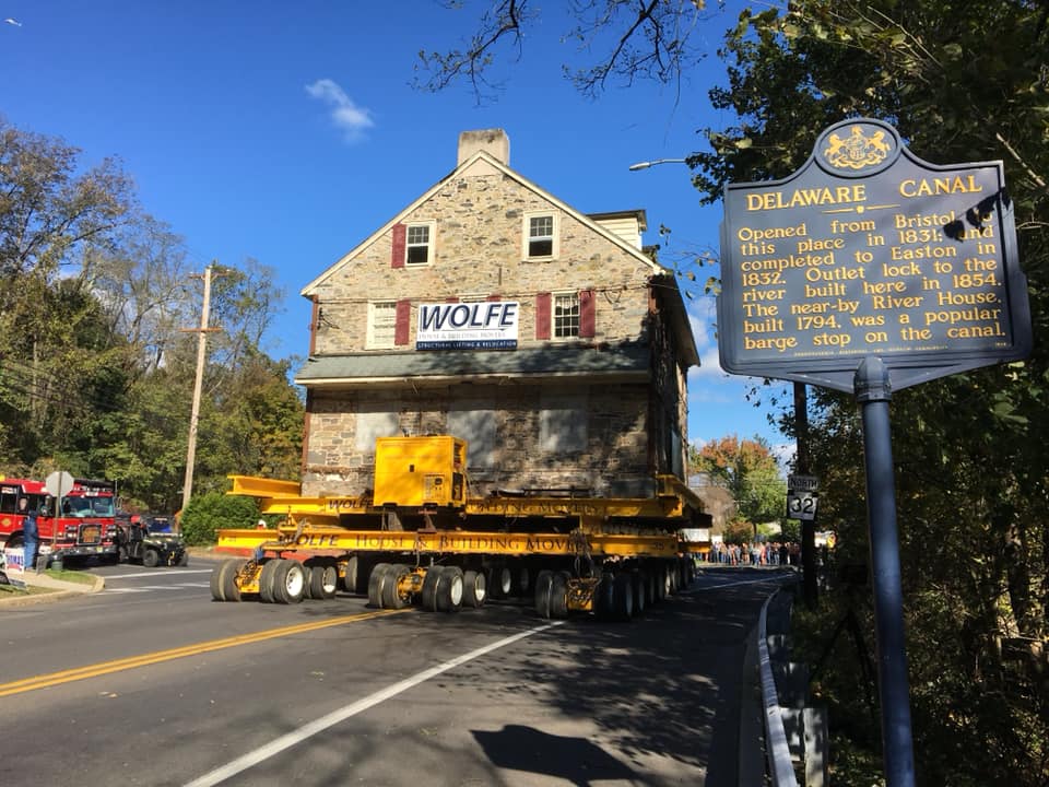 Odette's building waiting to be moved