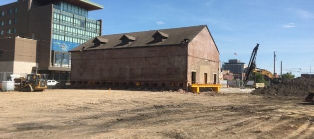 Historic Brick Building Relocated in Indianapolis