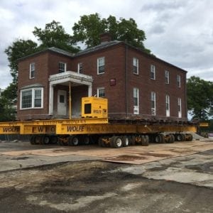 Historic House Moved in Brighton, MA