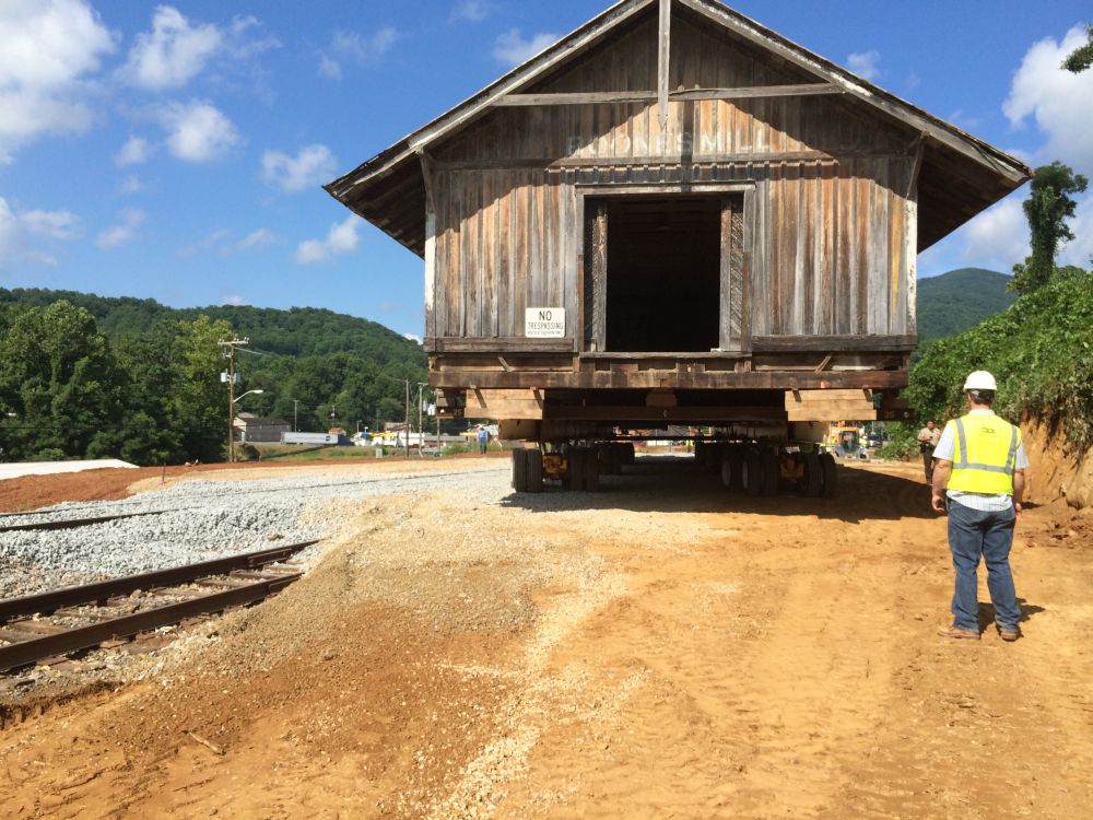 Boones Mill Depot Move 