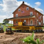 moving the historic Lieb House in Lititz, PA